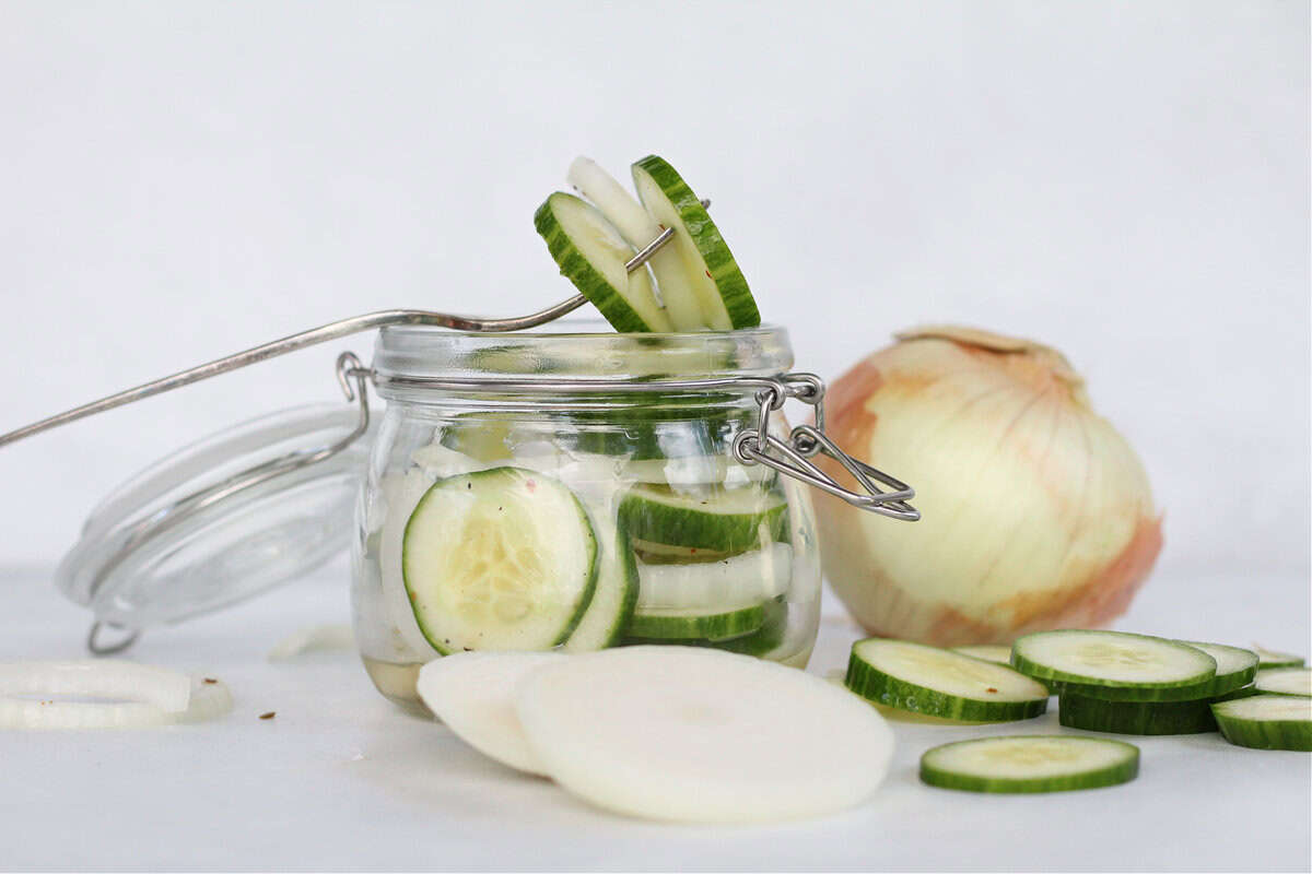 Simple Cucumber and Onion Salad