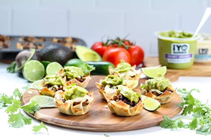 Mini Wonton Taco Cups