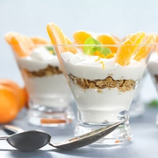 Healthy Yogurt Parfait, an egg-free breakfast idea