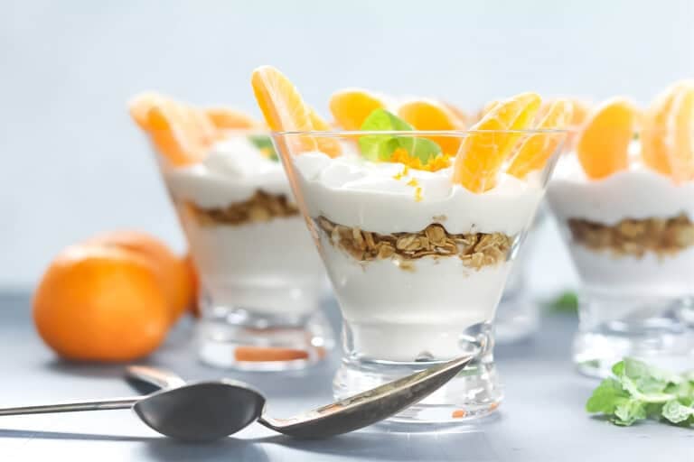 Healthy Yogurt Parfait, an egg-free breakfast idea