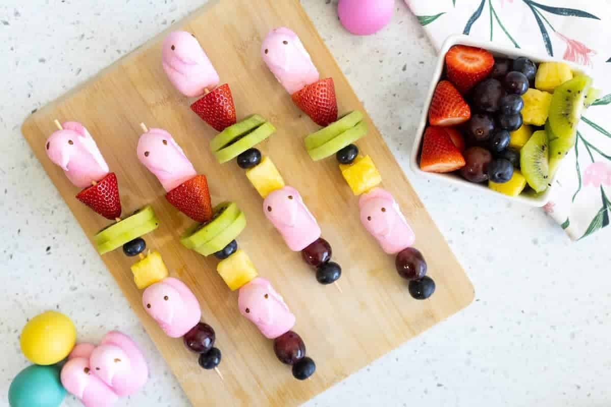 Easter Peep Kabobs - Healthy Family Project