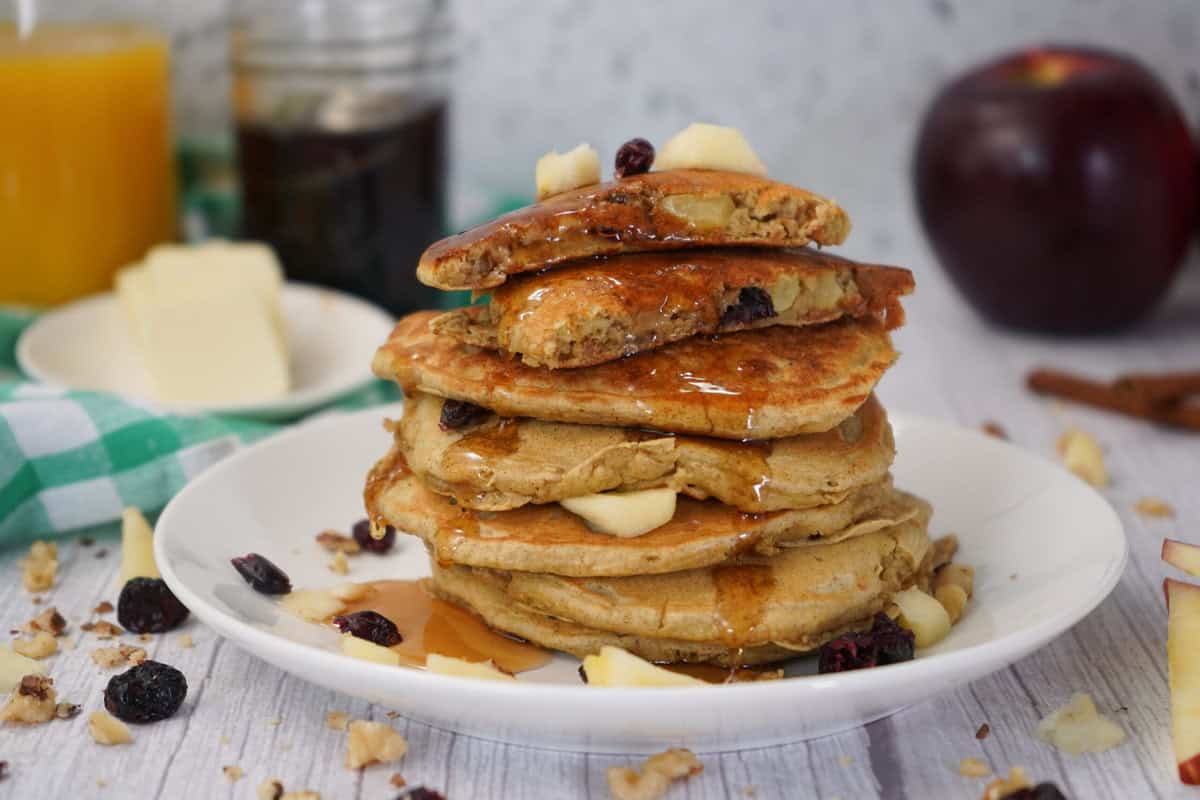 Nutty Apple Pancakes | Healthy Family Project